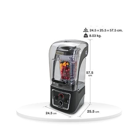 เครื่องปั่นน้ำผลไม้ WORLDTECH WT-PB3100 2.50 ลิตร สีดำ_11
