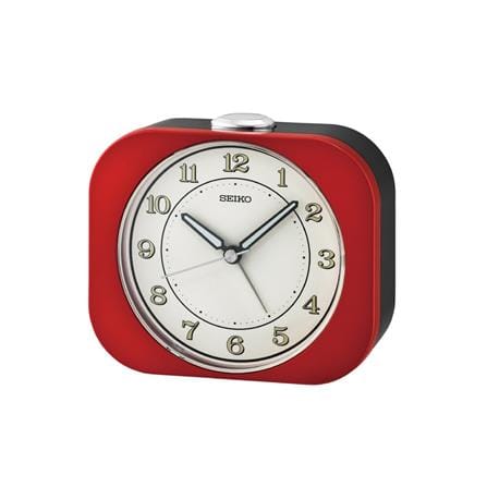 นาฬิกาปลุก SEIKO CLOCKS QHE195R 3.8X4.4 นิ้ว สีแดง_0