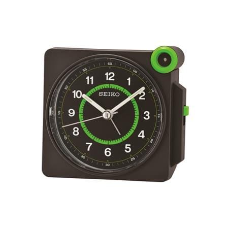 นาฬิกาปลุก SEIKO CLOCKS QHE183K 7.2X5.5 นิ้ว สีดำ_0