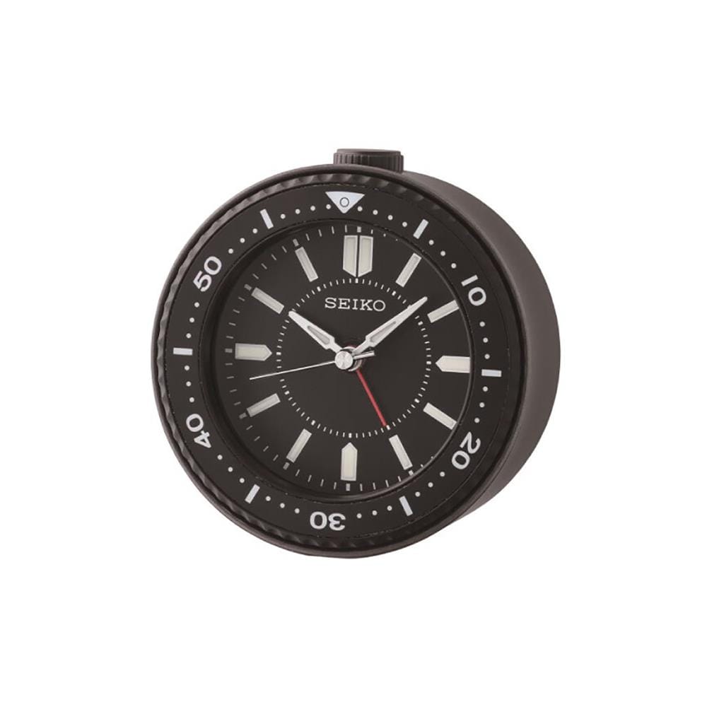 นาฬิกาปลุก SEIKO CLOCKS QHE184K 3.7 นิ้ว สีดำ