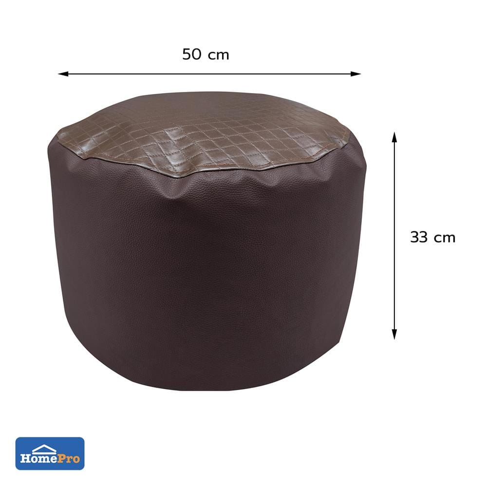 เบาะรองนั่ง HOME LIVING STYLE TEGA 19x19 นิ้ว สีน้ำตาล