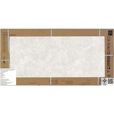 กระเบื้องพื้นพอร์ซเลน 60x120 ซม. COTTO สโนว์เฟลค ขาว PM 1.44 ตร.ม._3