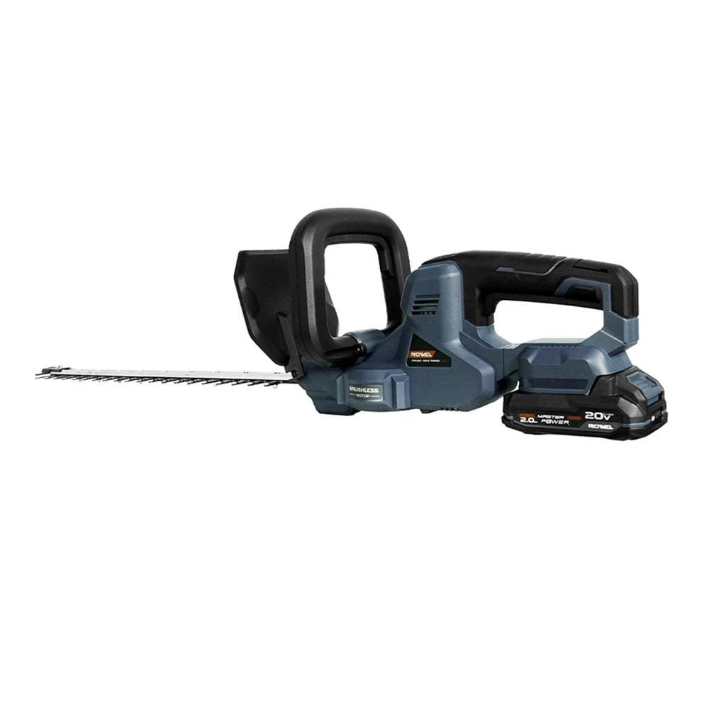 เครื่องตัดแต่งพุ่มไร้สาย (พร้อมแบตเตอรี่) ROWEL RW-GT-DHT490 20 โวลต์