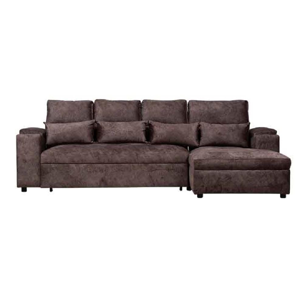โซฟาเข้ามุมขวา AS FURNITURE KALEL CLBWU38 สีน้ำตาล