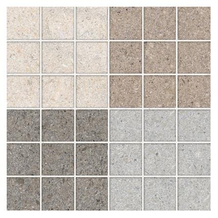 กระเบื้องพื้น 12x12 นิ้ว DURAGRES เวิลด์สโตนมิกซ์ น้ำตาล A 1 ตร.ม._0
