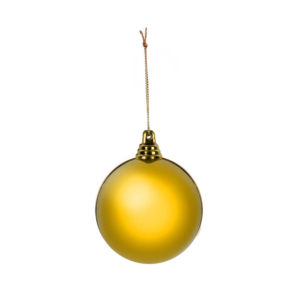 ชุดบอลตกแต่ง SIAMXMAS 6 ซม. สีทอง (แพ็ก 6 ชิ้น)