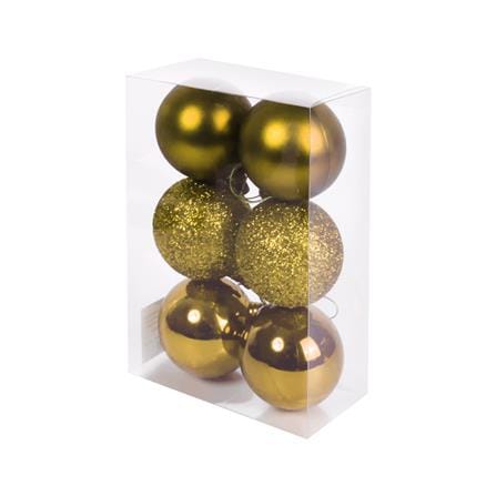 ชุดบอลตกแต่ง SIAMXMAS 6 ซม. สีทอง (แพ็ก 6 ชิ้น)_4