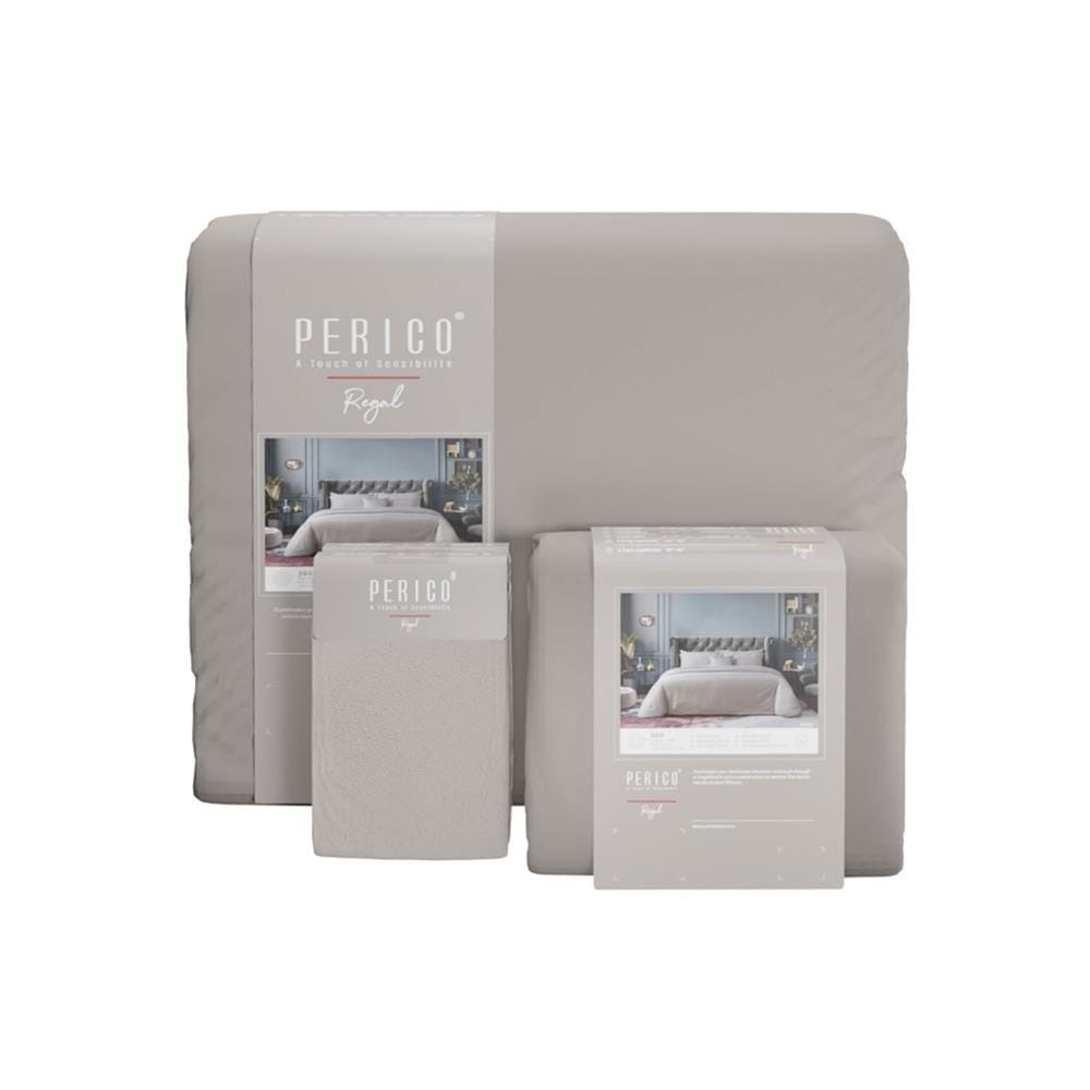 ชุดผ้าปูที่นอน 5 ฟุต 6 ชิ้น PERICO REGAL SOLID RS092