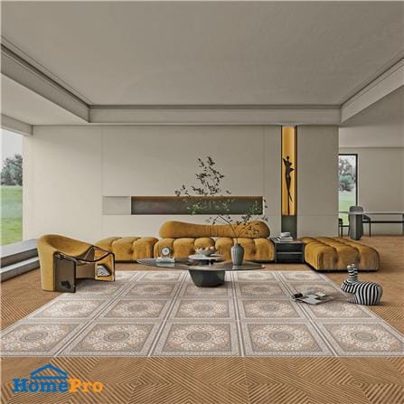 กระเบื้องพื้นพอร์ซเลน 60x60 ซม. SCG IMPORT ซีออน กลามัว น้ำตาล PM 1.44 ตร.ม._4