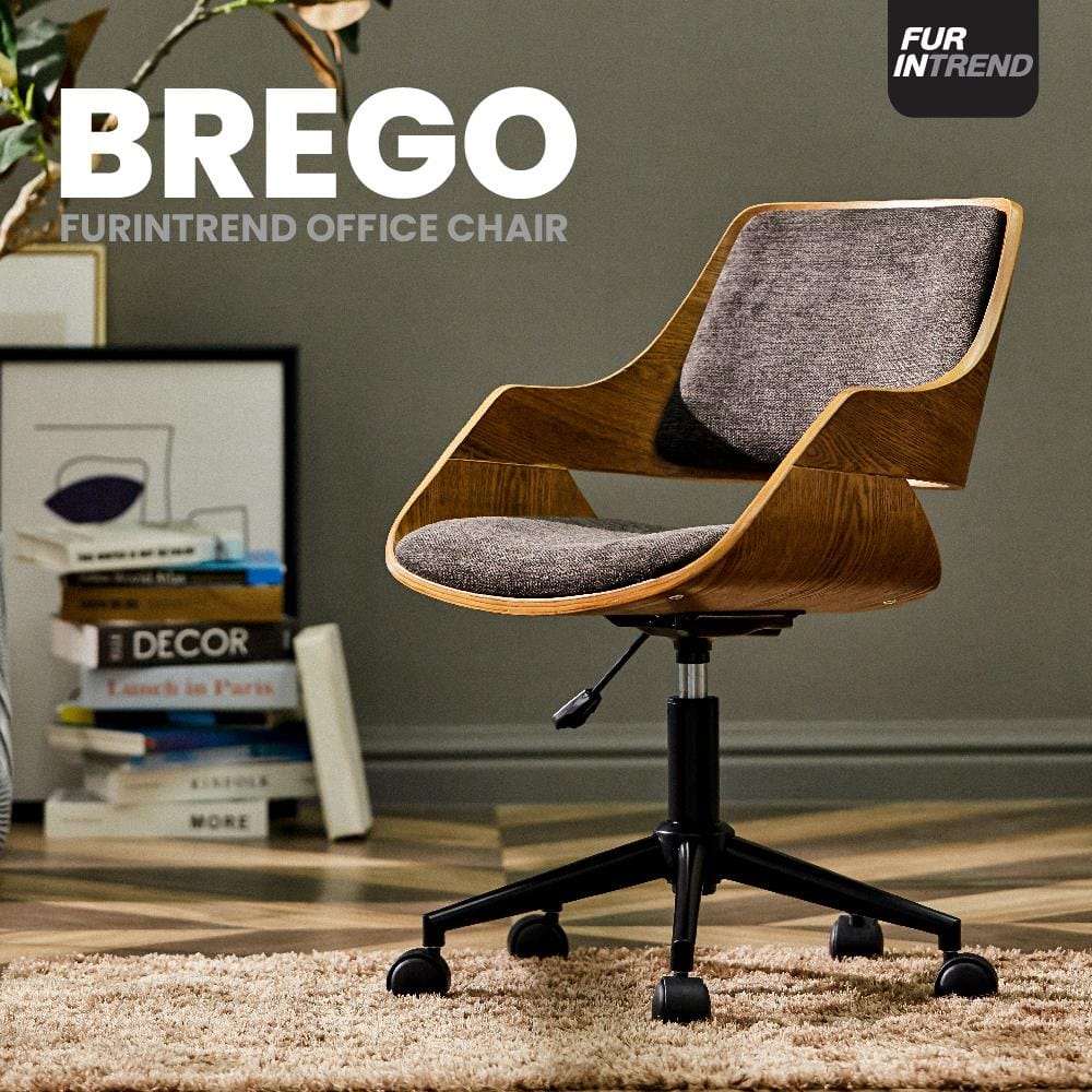 เก้าอี้สำนักงาน FURINTREND BREGO สีเทา
