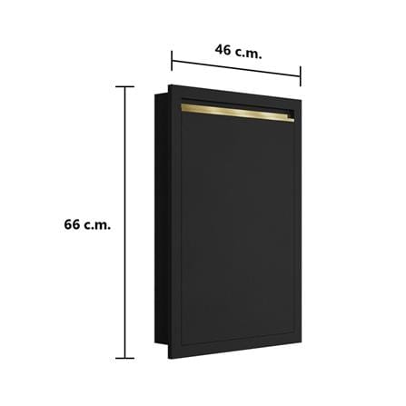 บานซิงค์เดี่ยว MJ ETERNITY 46x66 ซม. สี GREY GRAPHITE_5