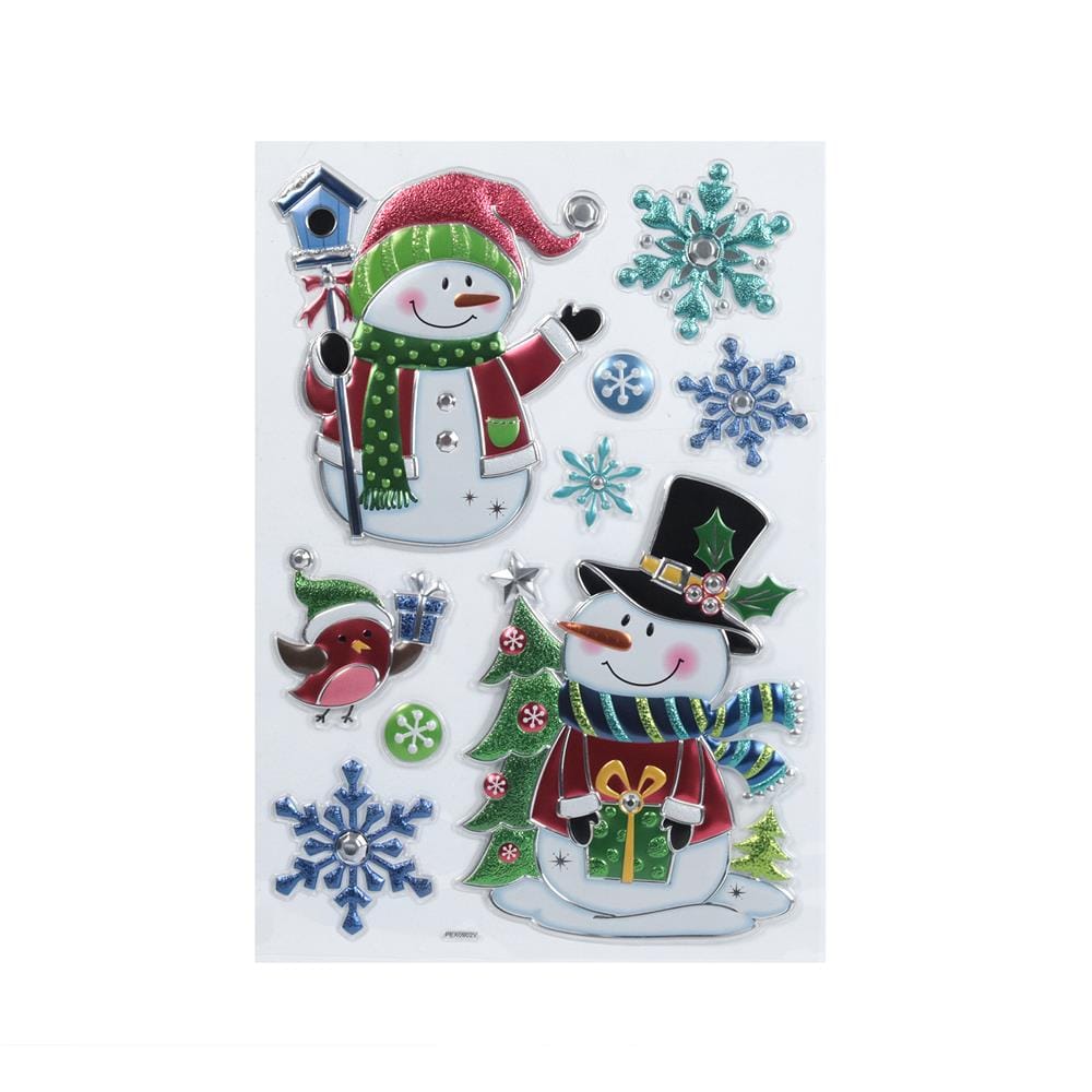 สติกเกอร์ ตุ๊กตาหิมะ SIAMXMAS 20x30 ซม.