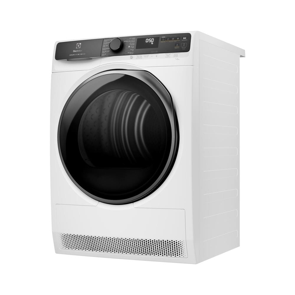 เครื่องอบผ้าฝาหน้าพร้อมขาตั้ง ELECTROLUX EDH903R7WC 9 กก. HEATPUMP สีขาว