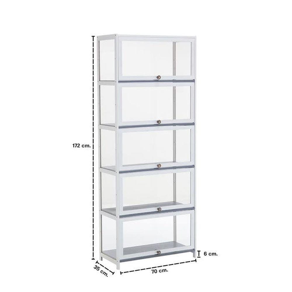 ตู้โชว์ LOOMS MAYYA 19227943 70 ซม. สีขาว