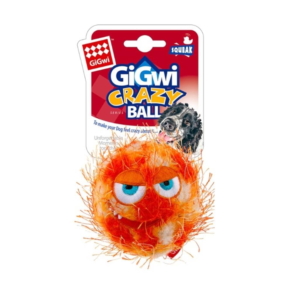 ของเล่นสุนัข GIGWI CRAZY BALL สีส้ม_1