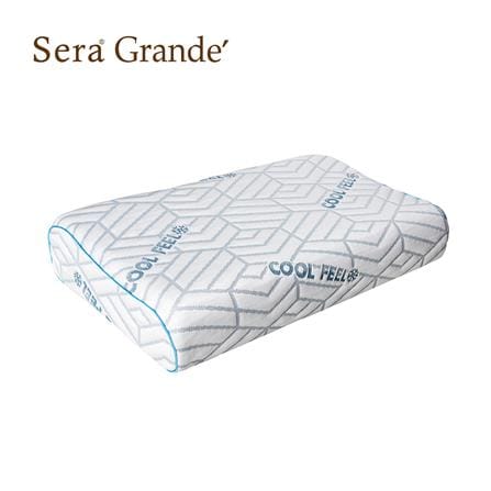 หมอนสุขภาพ ยางพารา SERA GRANDE COOL FEEL 57x35x10 ซม. สีขาว_0