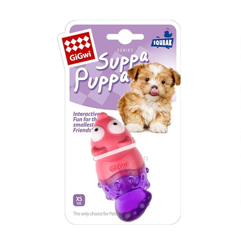 ของเล่นสุนัข GIGWI SUPPA PUPPA FOX XS สีชมพู/ม่วง