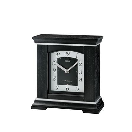 นาฬิกาตั้งโต๊ะ SEIKO CLOCKS QXW249K 8.5X7.9 นิ้ว สีดำ