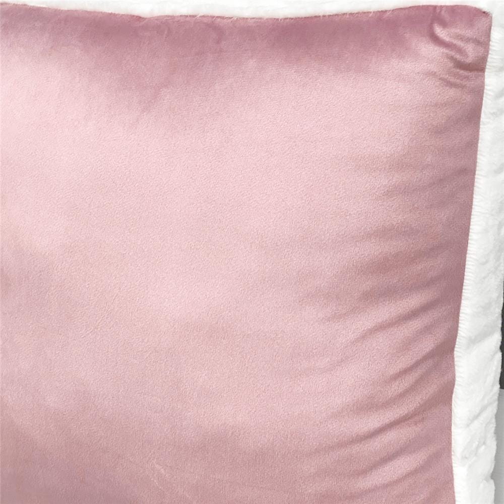 หมอนอิง HOME LIVING STYLE BOXY 18X18 นิ้ว สีชมพู