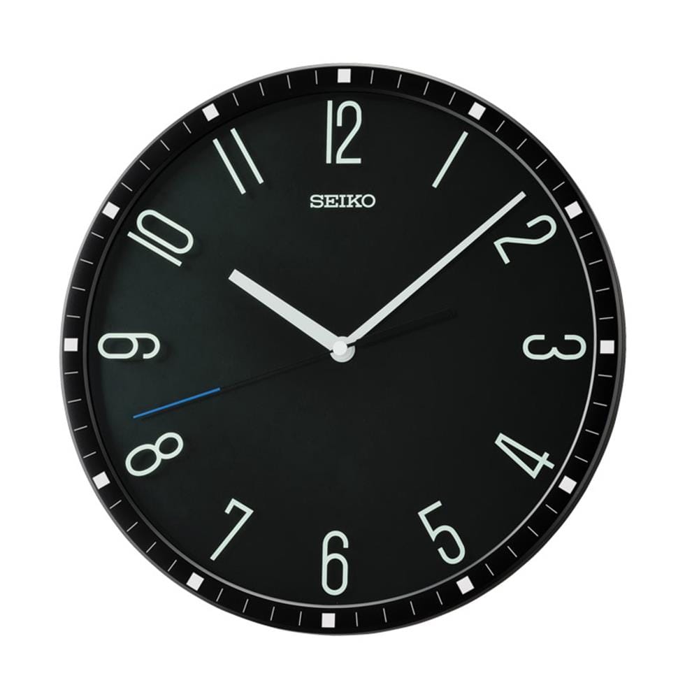 นาฬิกาแขวน SEIKO CLOCKS QXA818K 12.2 นิ้ว สีดำ