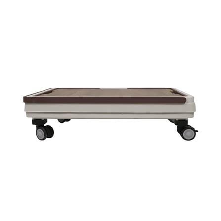 กล่องพับพร้อมท็อปไม้ มีล้อลาก STACKO GLAM 52X35.5X35.5 ซม. สีน้ำตาล_4
