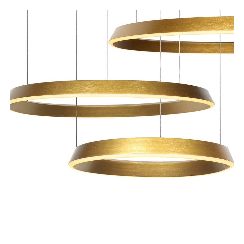 ไฟช่อ LED L&E 01-A0260 120 วัตต์ WARM WHITE สีทอง 3 หัว