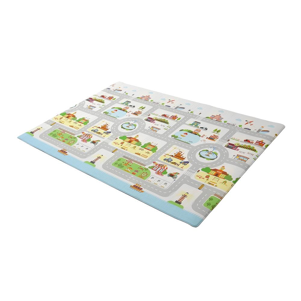 แผ่นอเนกประสงค์ HOME LIVING STYLE THE ROAD 130X190 ซม. สีเทา