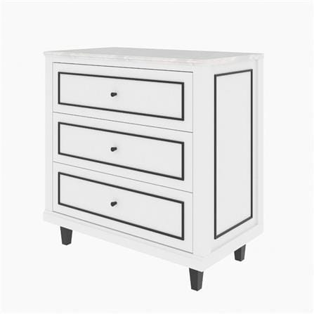 ตู้ลิ้นชัก 3 ลิ้นชัก SB FURNITURE ETERNO 19223411 90 ซม. สีขาว_0