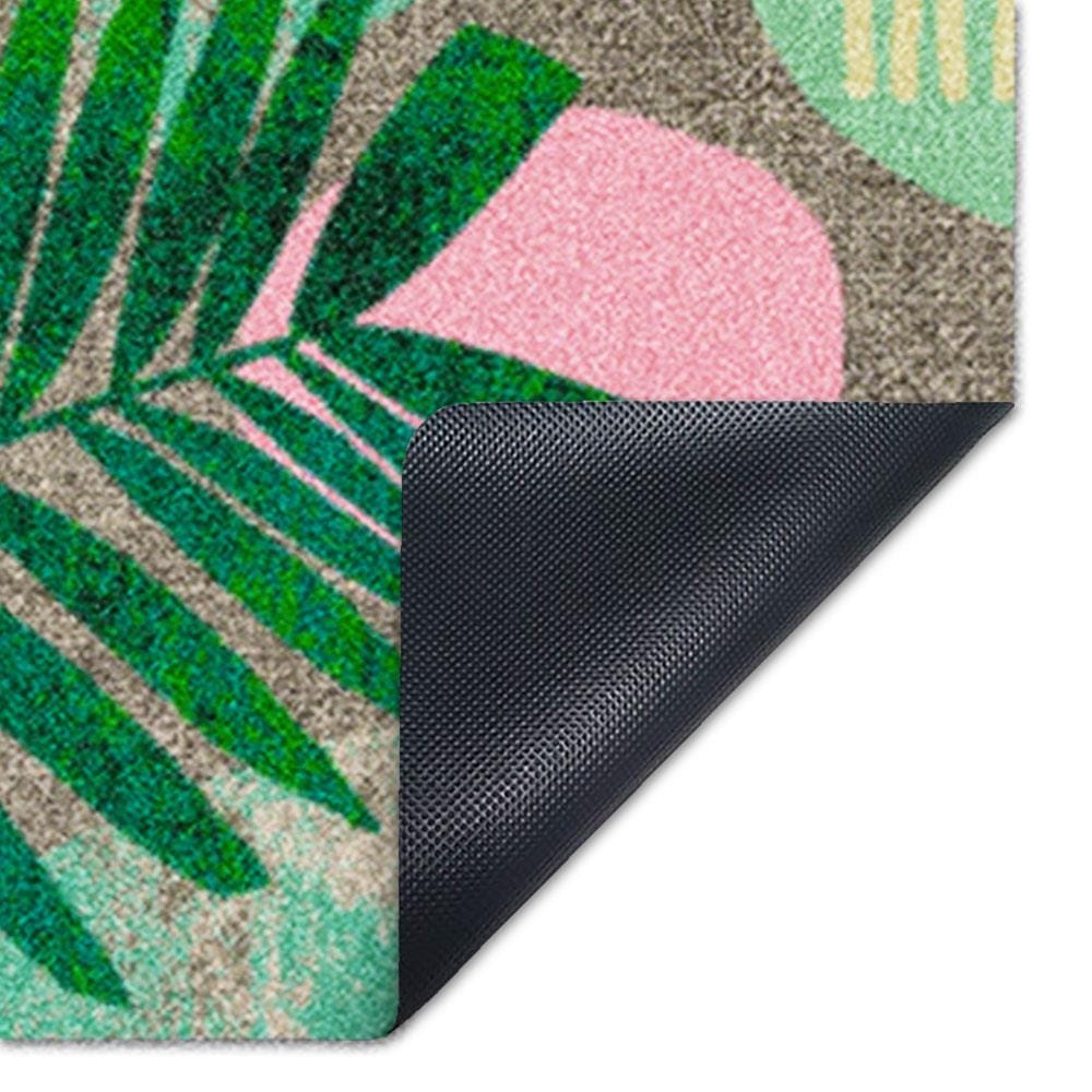 พรมเช็ดเท้าดักฝุ่น PRAW TROPICAL CHAMAEDOREA 50X75 ซม. สีเขียว