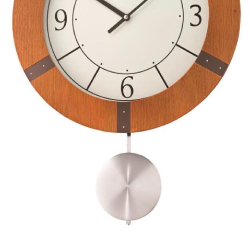 นาฬิกาแขวน SEIKO CLOCKS QXC241A 21.6X15.5 นิ้ว สีน้ำตาล
