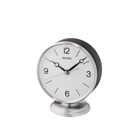 นาฬิกาตั้งโต๊ะ SEIKO CLOCKS QXG150S 5.5X4.7 นิ้ว สีเงิน_0