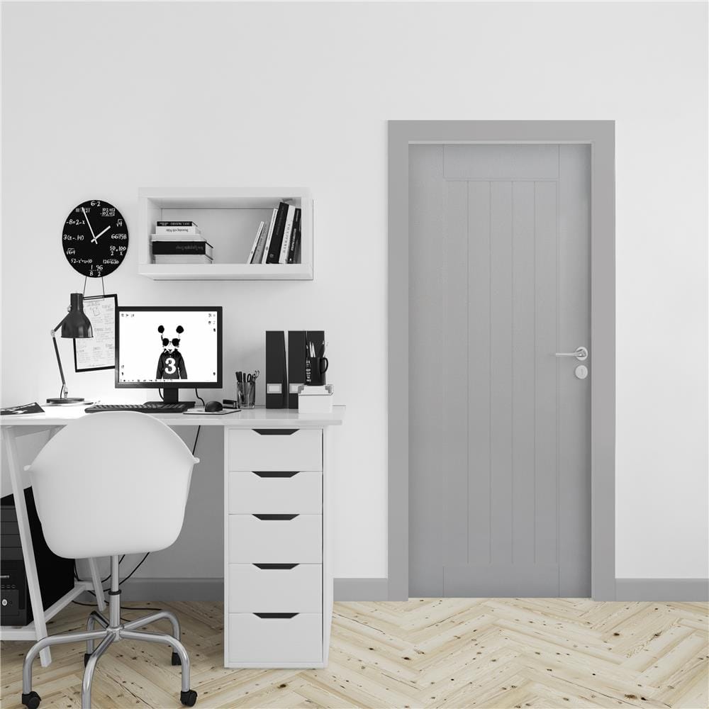 วงกบประตู UPVC MODERNWOOD 70X200 ซม. สีเทา