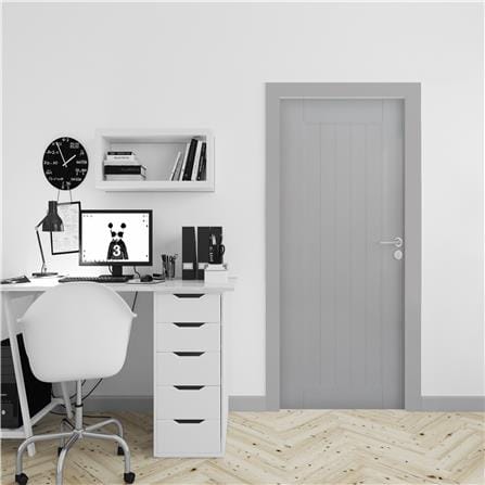 วงกบประตู UPVC MODERNWOOD 70X200 ซม. สีเทา_3