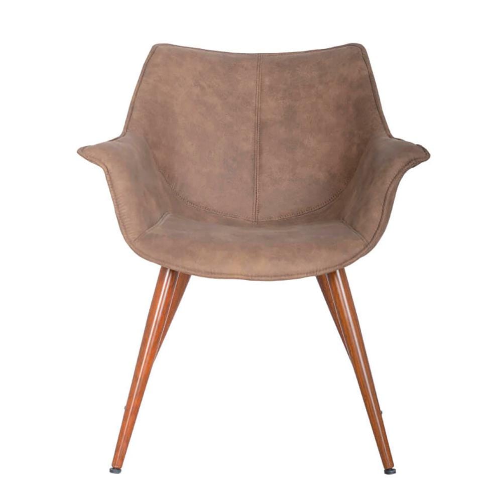เก้าอี้ห้องอาหาร FURINTREND SEN1 BROWN FABRIC สีน้ำตาล