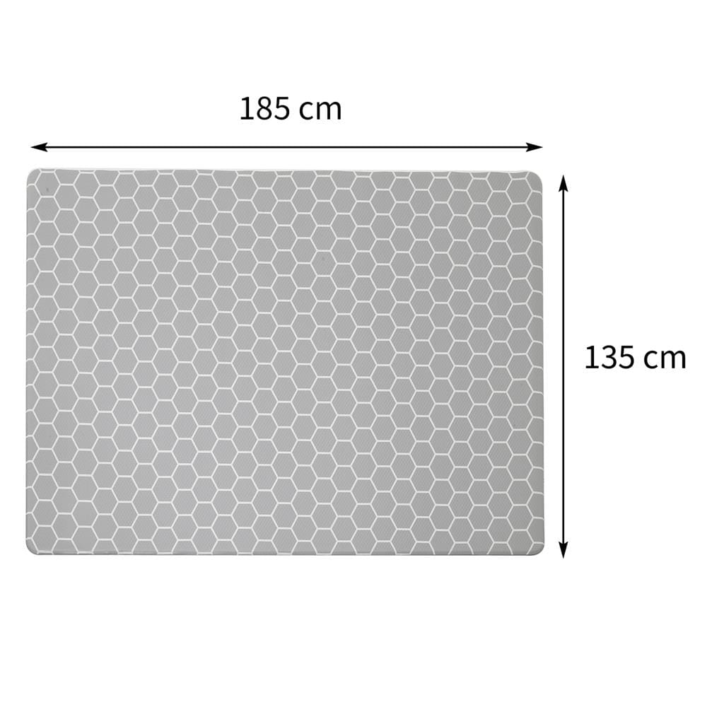 แผ่นอเนกประสงค์ HOME LIVING STYLE HEXA 135X185 ซม. สีเทา