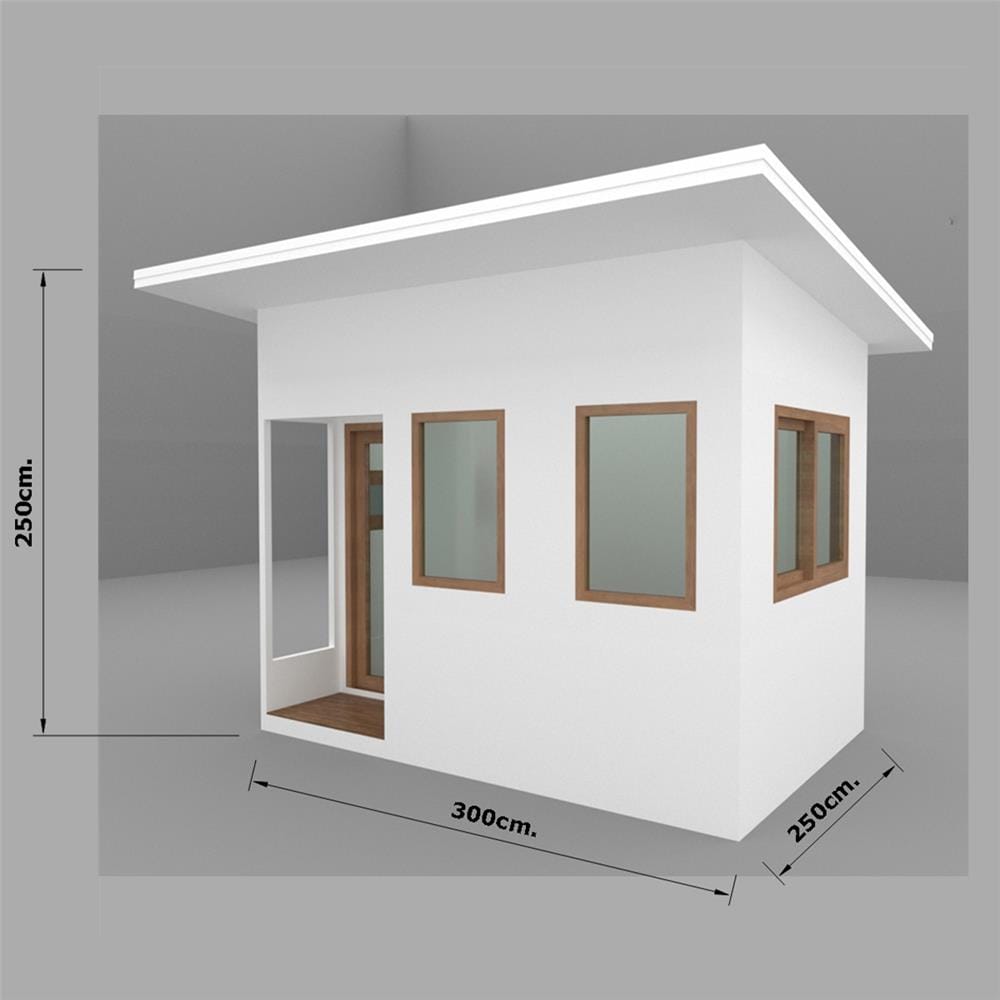 บ้านน็อคดาวน์ แบบ 3 โมเดิร์น T.C. GRANDHOME 2.5x3x2.5 ม.