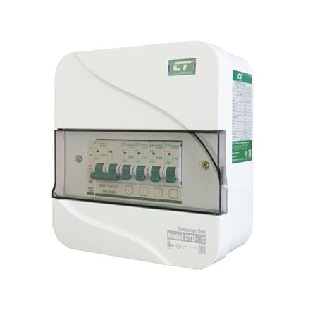 ชุดตู้คอนซูมเมอร์ยูนิต CTU-4 ช่อง เมนธรรมดา 50 แอมป์ CT ELECTRIC_1
