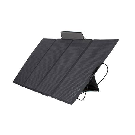 แผงโซลาร์เซลล์ แบบพกพา ECOFLOW 400 วัตต์ สีดำ_1