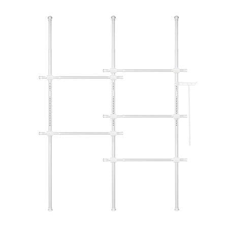 ราวแขวนผ้า TUGU R61PW 220x50x300 ซม. สีขาว_0