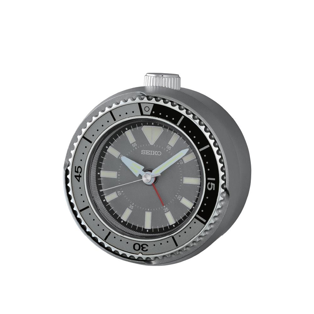 นาฬิกาปลุก SEIKO CLOCKS QHE207N 4X3.8 นิ้ว สีเทา