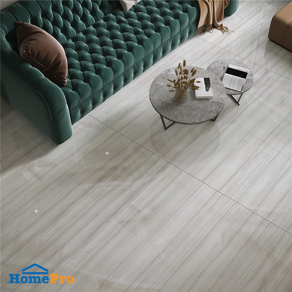 กระเบื้องพื้นพอร์ซเลน 60x120 ซม. TARA ไลแลค ครีม A 1.44 ตร.ม.