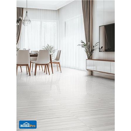 กระเบื้องพื้นพอร์ซเลน 60x120 ซม. TARA ไลแลค ครีม A 1.44 ตร.ม._4