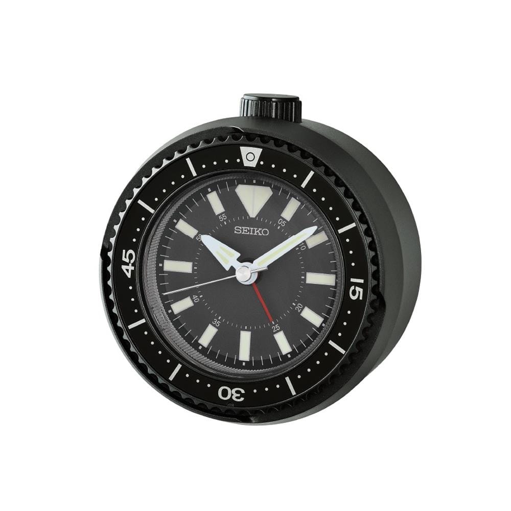 นาฬิกาปลุก SEIKO CLOCKS QHE207K 4X3.8 นิ้ว สีดำ