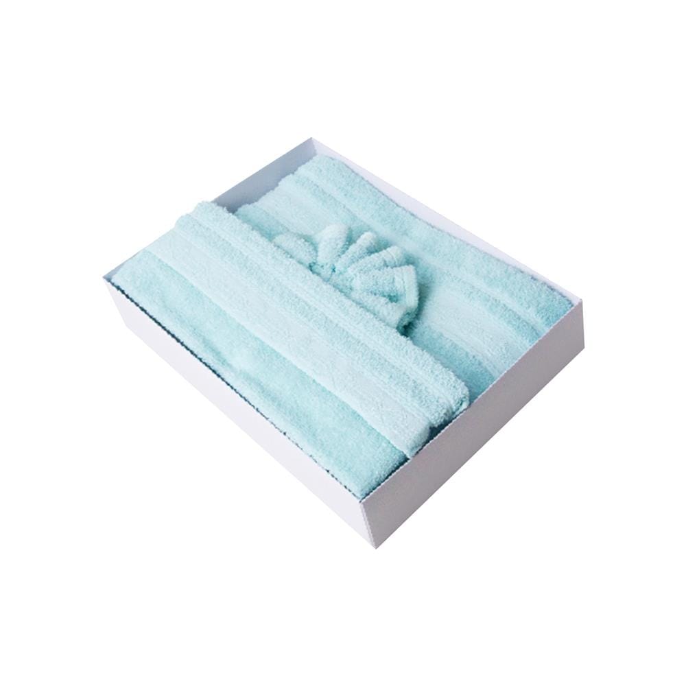 ผ้าขนหนู GIFT SET FROLINA HAPPINESS INFINITY สี GREEN