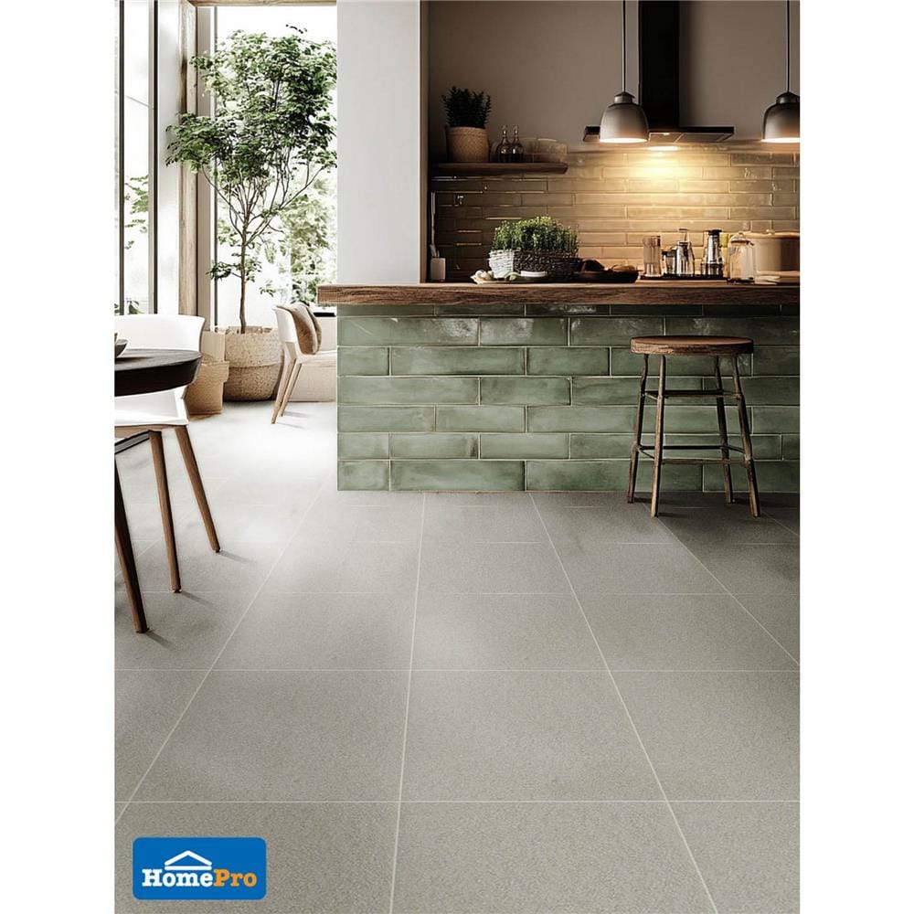กระเบื้องพื้นพอร์ซเลน 60x60 ซม. COTTO ESPANA เมเทียร์ กริส 85ME35 R10 เทา PM 1.44 ตร.ม.