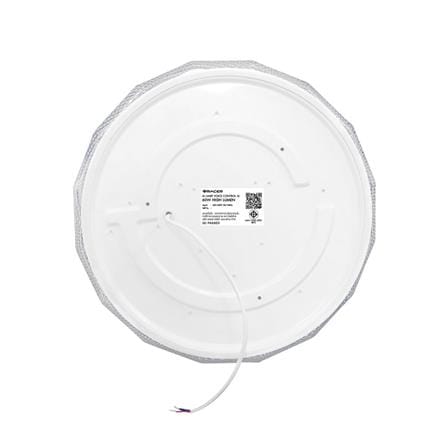ไฟเพดาน LED RACER AI IU 18 นิ้ว 60 วัตต์ DAYLIGHT/COOL WHITE/WARM WHITE/RGB สีขาว_4