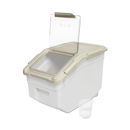 ถังข้าวสารฝาล็อก KECH AIR LOCK 10 กก. สีขาว/ครีม_3