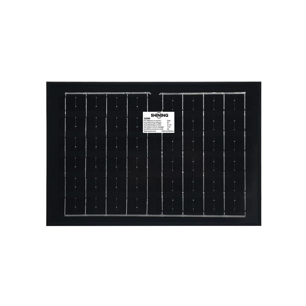สปอตไลท์ SOLAR SHINING GALAXY 320 วัตต์ DAYLIGHT สีดำ