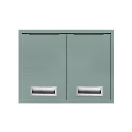บานซิงค์คู่พร้อมช่องระบายอากาศ MJ EC 86x66 ซม. สี ...