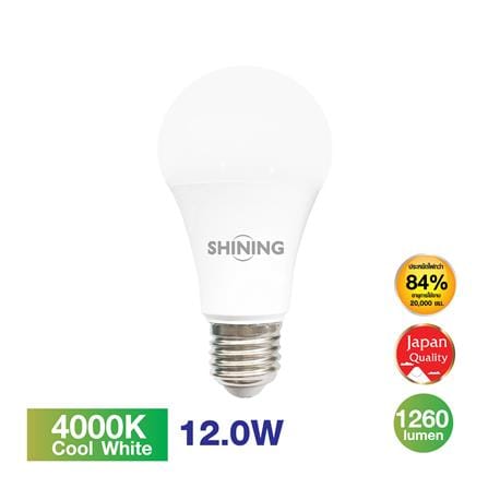 หลอด LED SHINING A60 12 วัตต์ COOL WHITE E27_0